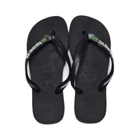 Brazil Black Man's Flip Flops