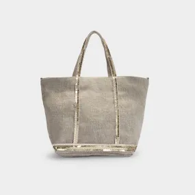 Cabas S Tote Bag - Vanessa Bruno -  Sand - Linen