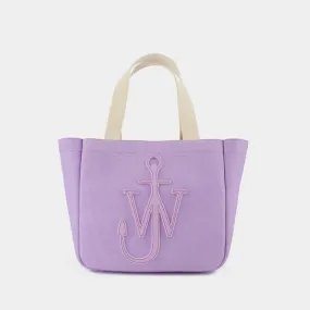 Cabas Tote Bag - J.W. Anderson -  Lilac - Cotton