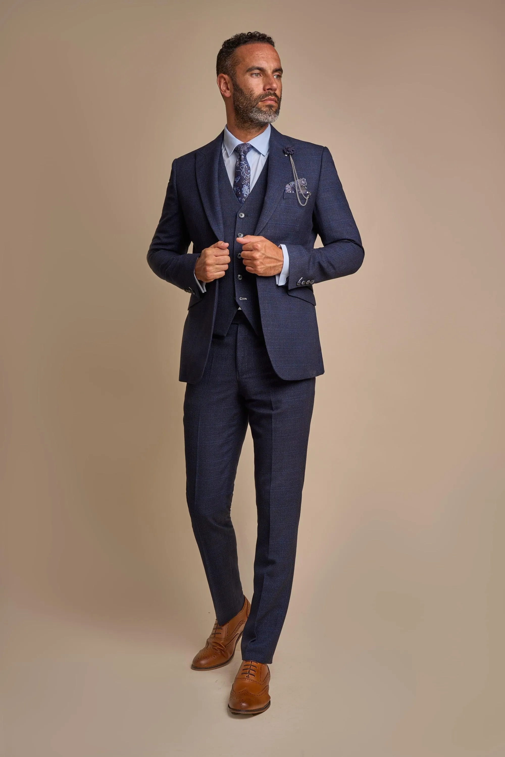 Caridi Navy 3 Piece Suit - Shop Now!