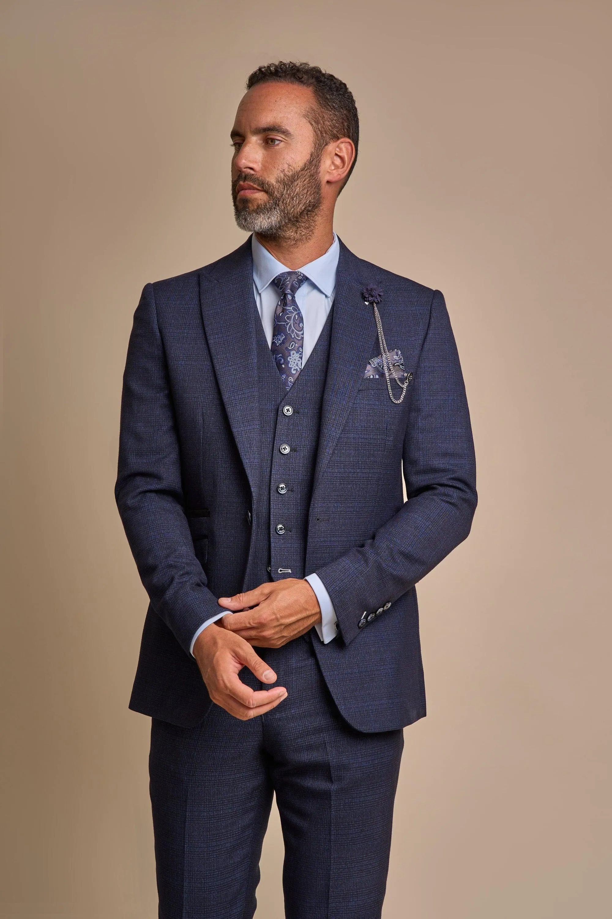 Caridi Navy 3 Piece Suit - Shop Now!