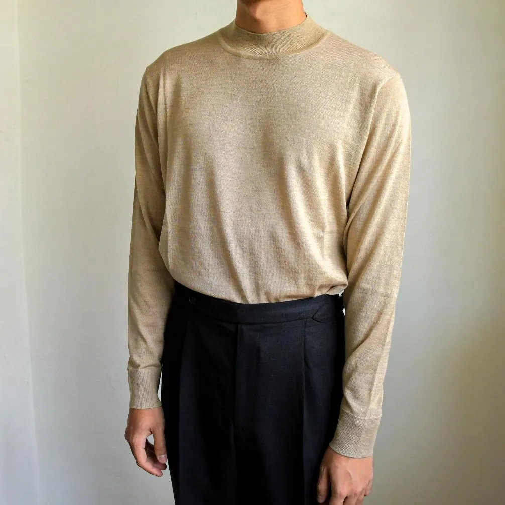 Cashmere Sweater Mock Turtleneck