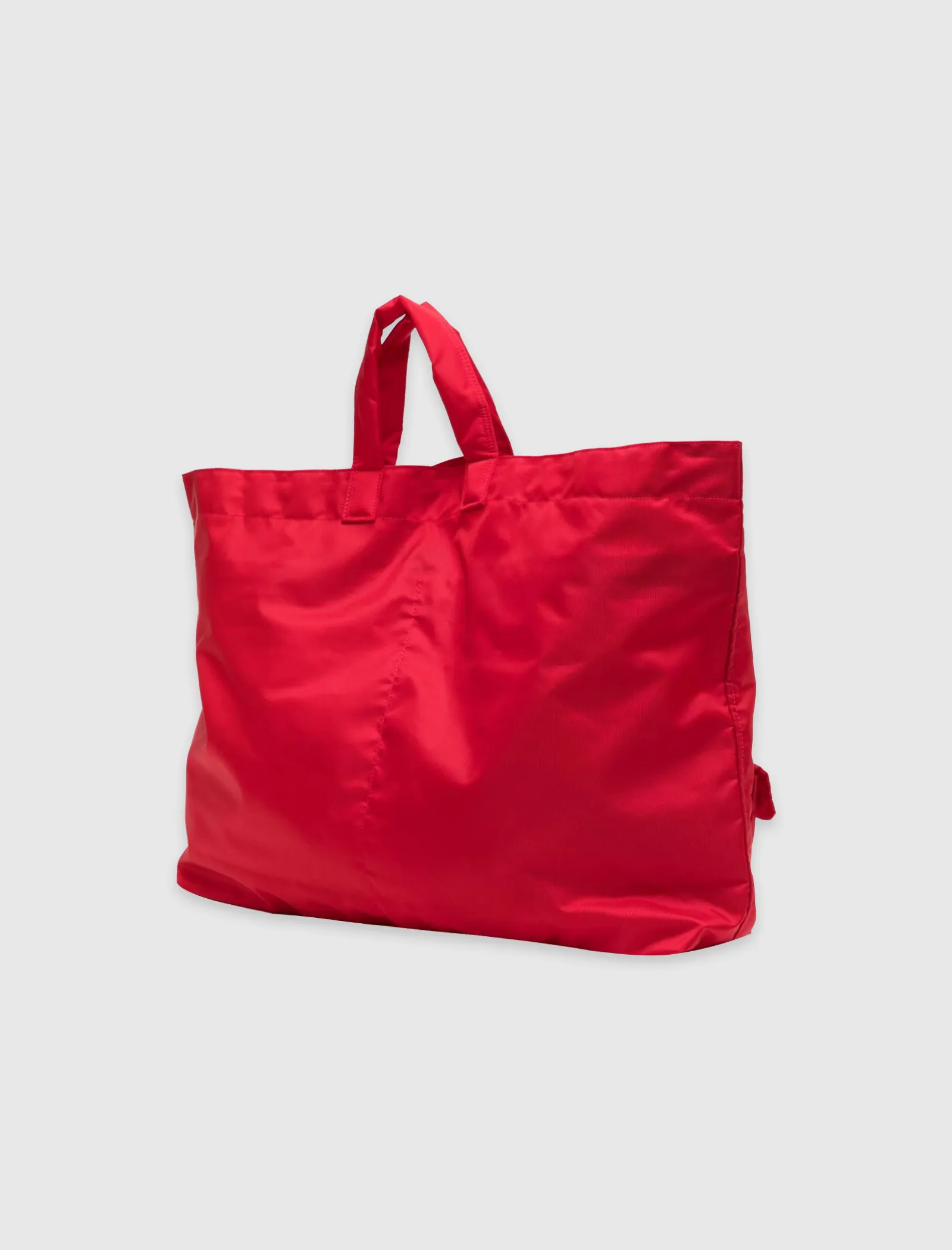 CDG SHIRT MULTI-POCKET TOTE BAG   RED