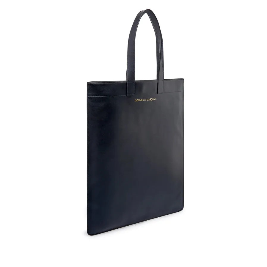 CDG WALLET  Classic Leather Tote Bag Black SA9002 