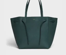 Celine Small Cabas Phantom In Soft Grained Calfskin Amazone