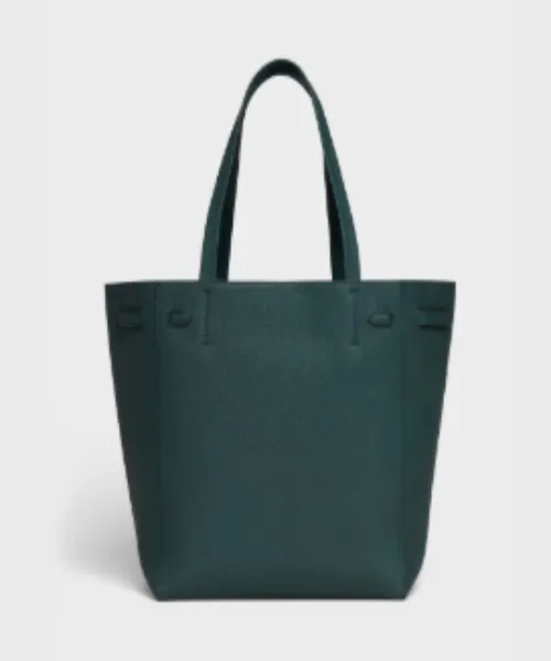 Celine Small Cabas Phantom In Soft Grained Calfskin Amazone