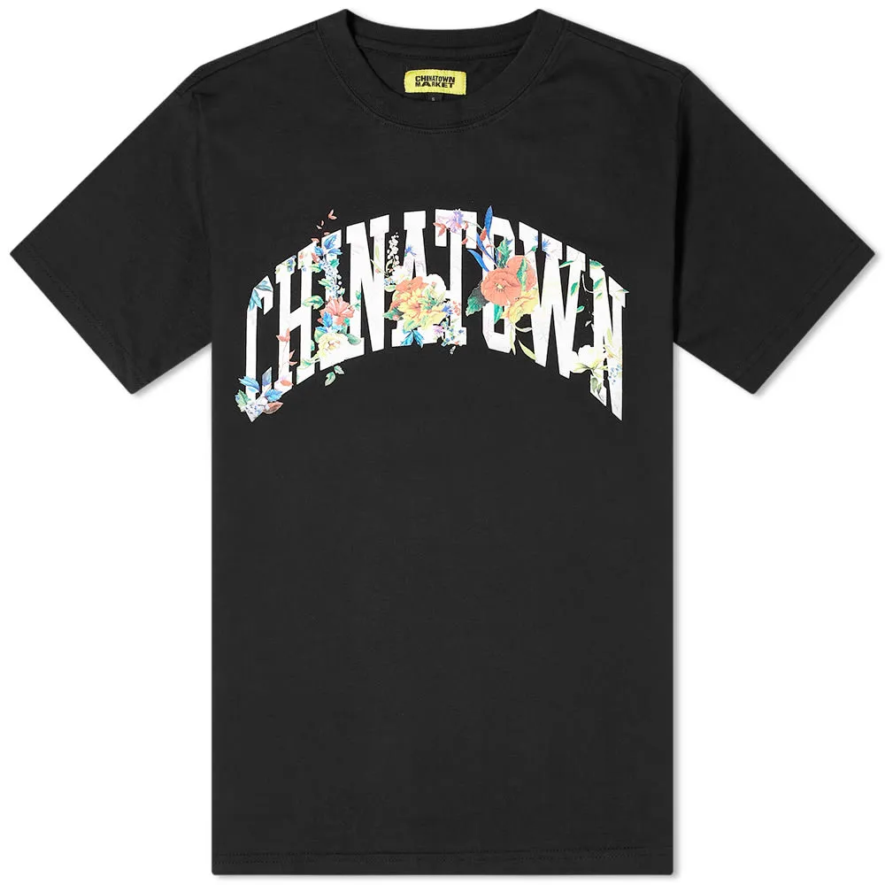 Chinatown Market Flower Arc T-ShirtBlack