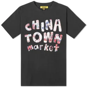 Chinatown Market Patchwork T-ShirtBlack