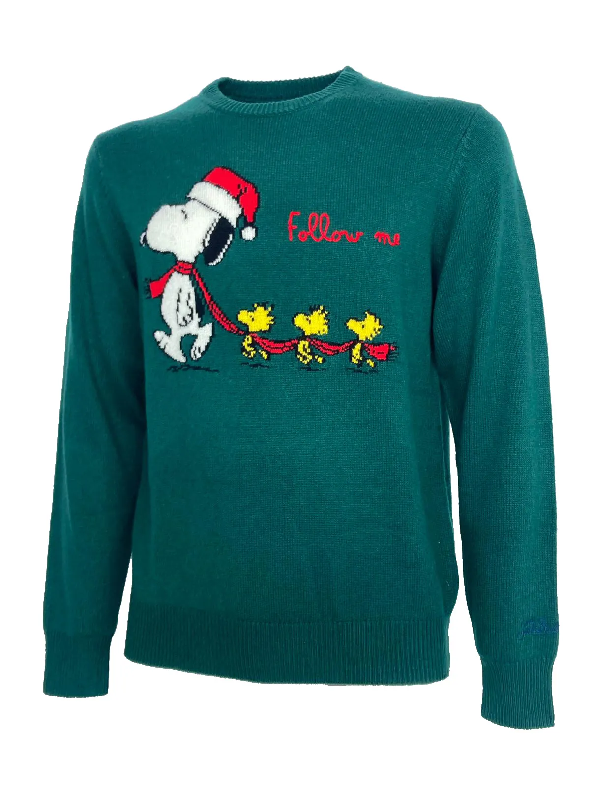 Christmas Snoopy Embroidered Men's Pullover