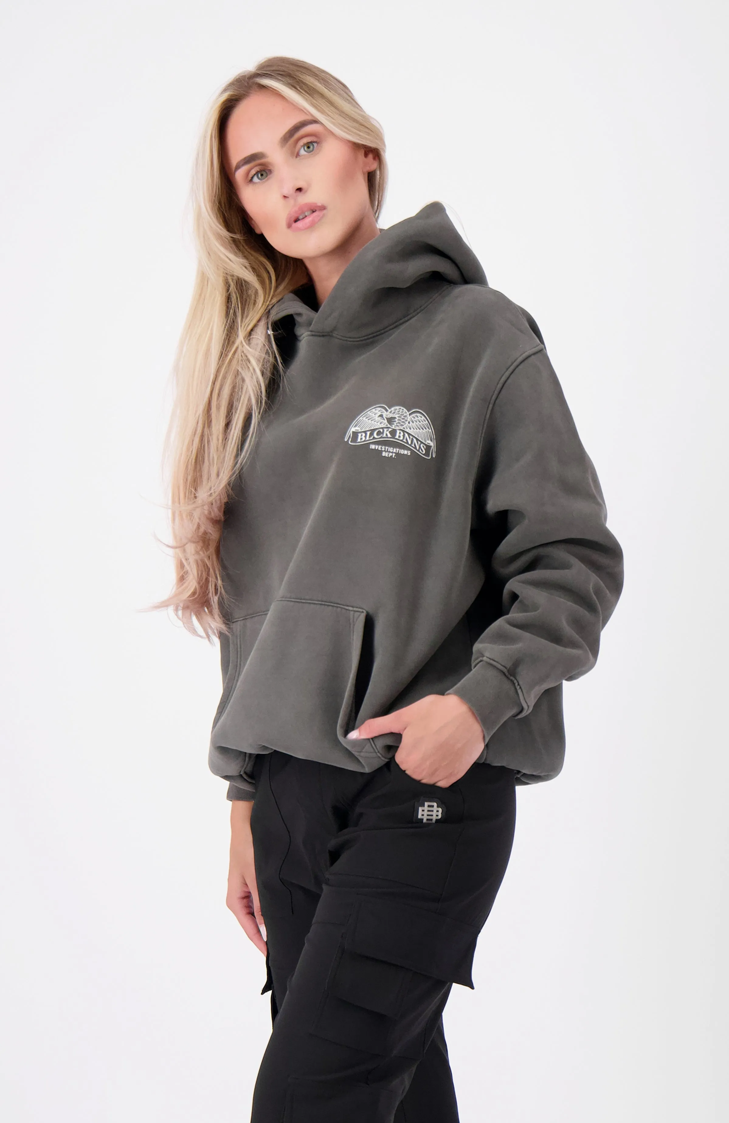 COLD CASES WASHED HOODIE | Grey