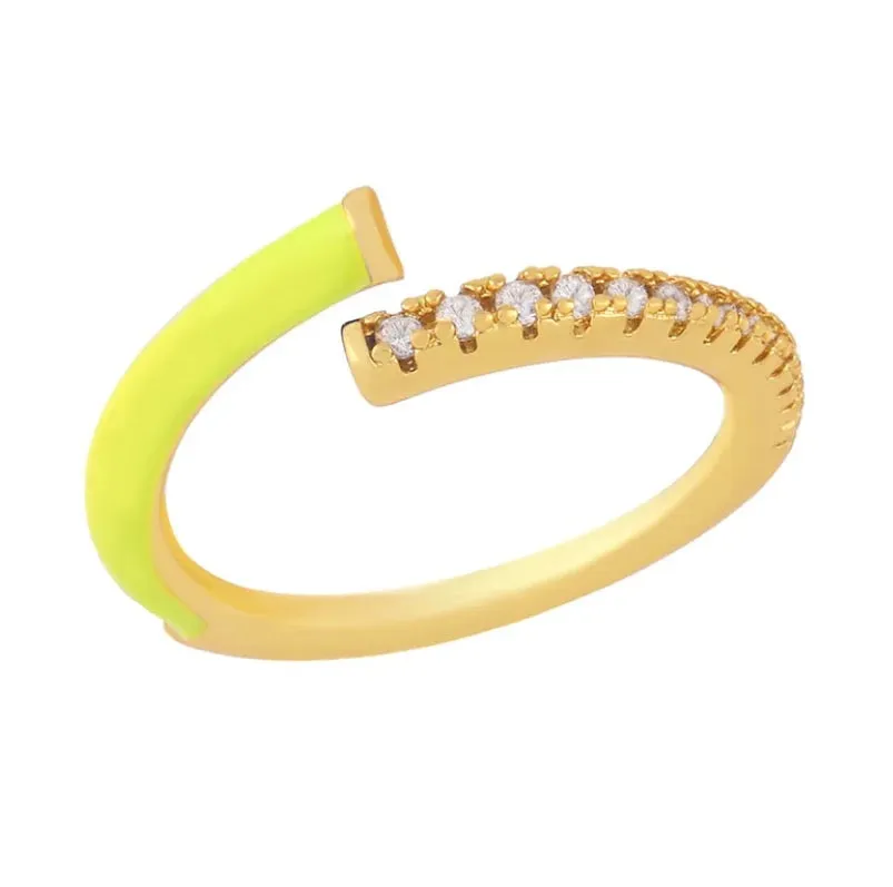 Colorful Open Rings for Women Fashion.