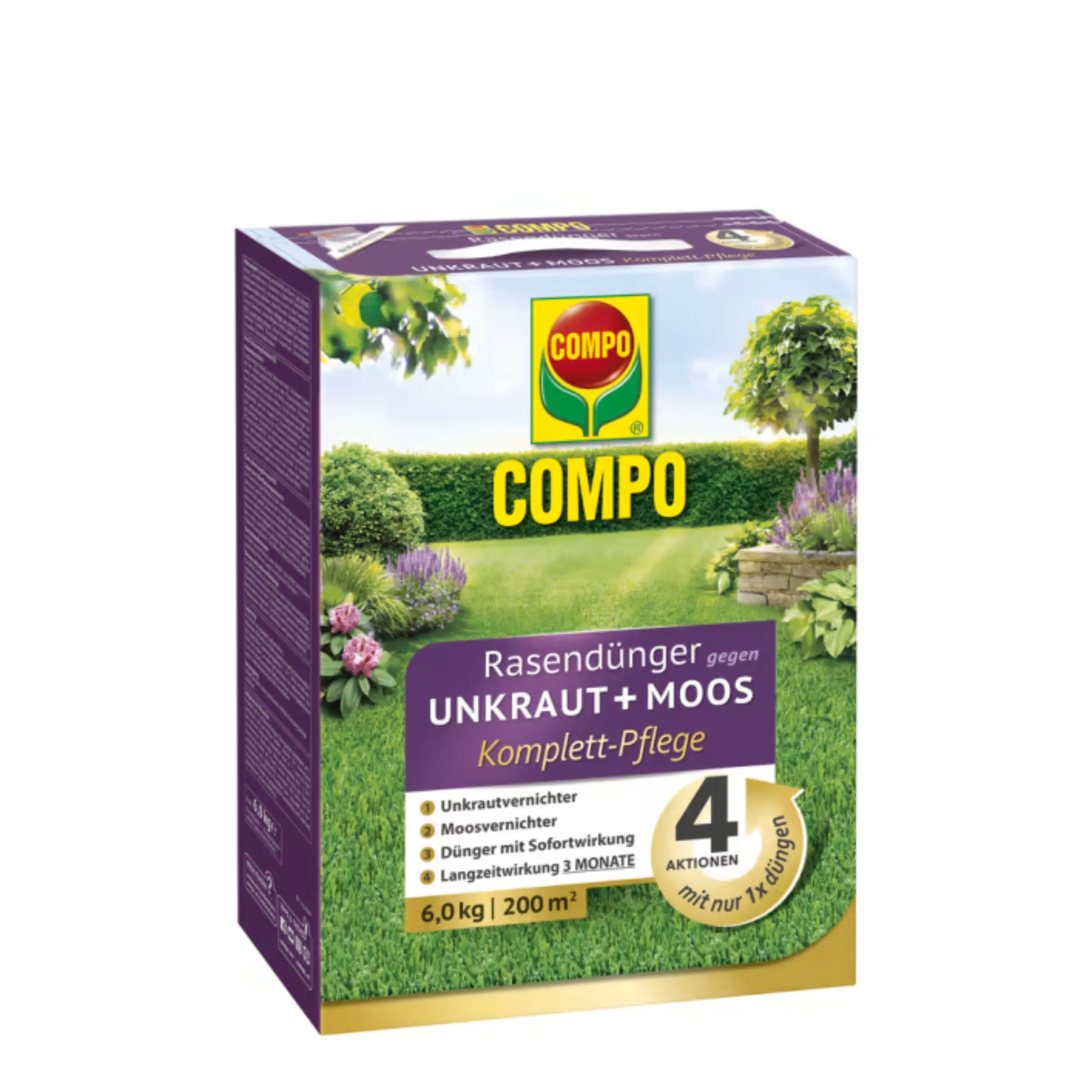 COMPO Weed + Moss Control Complete Care Fertilizer