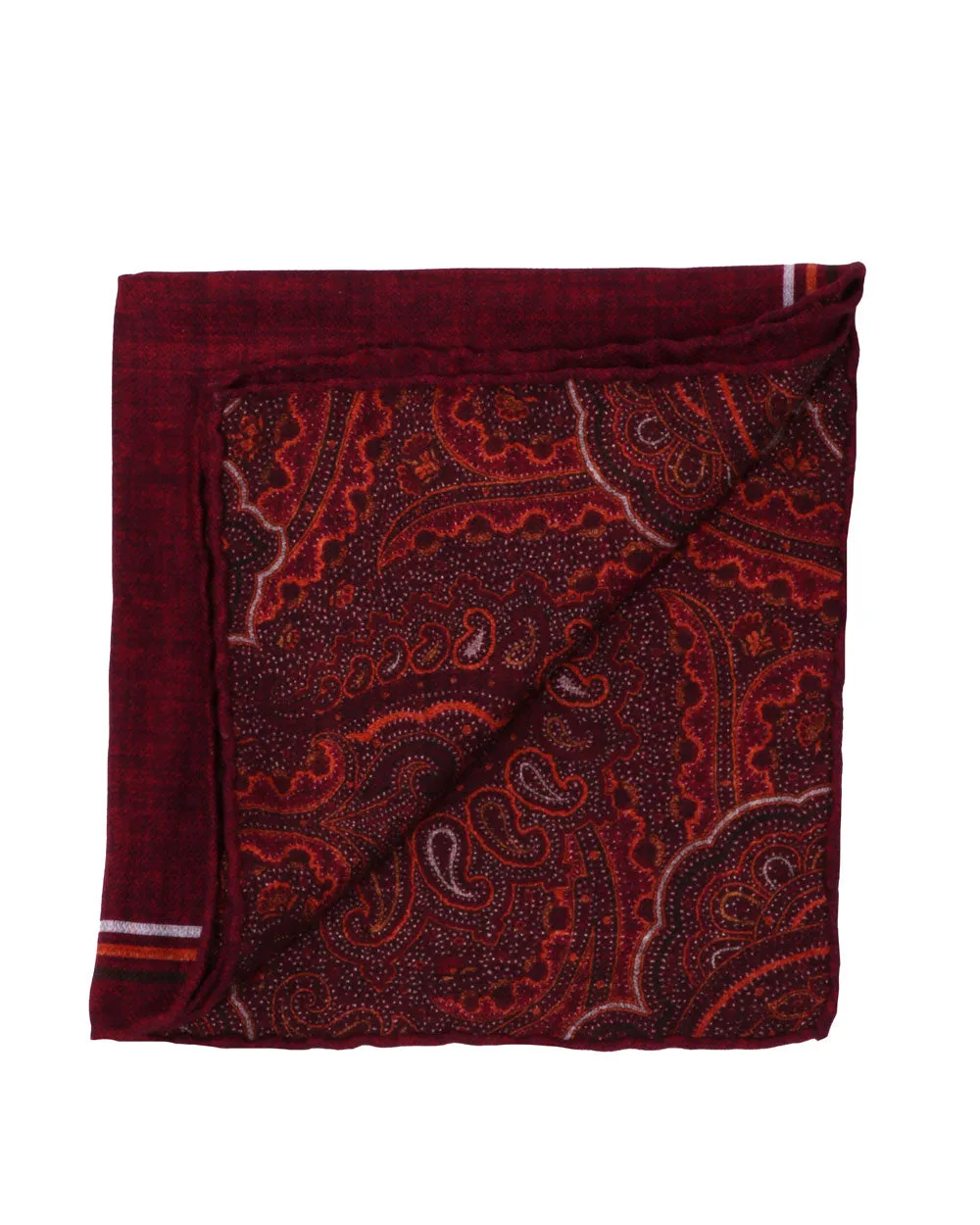 Dark Red Pocket Square