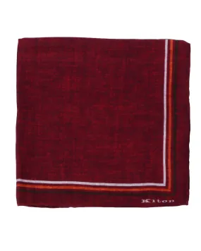 Dark Red Pocket Square