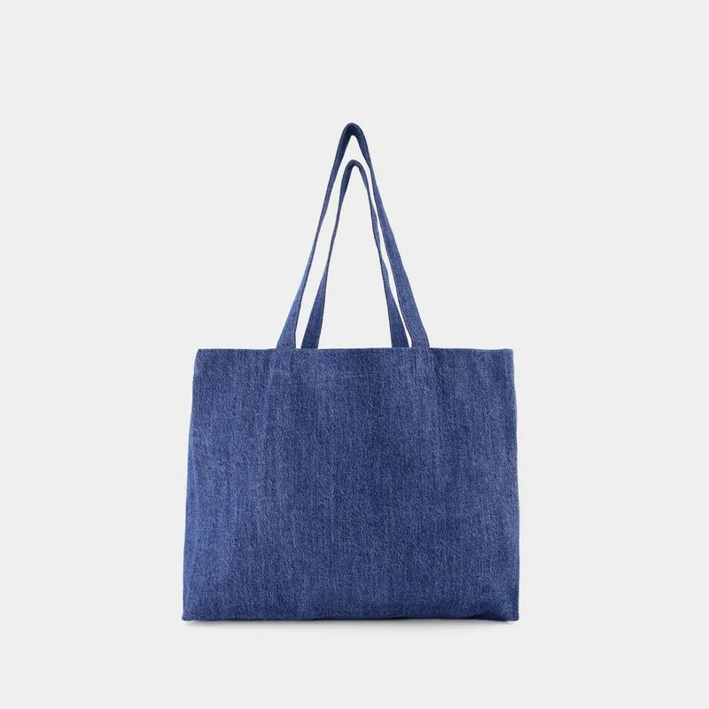 Diane Tote bag - A.P.C - Cotton - Blue