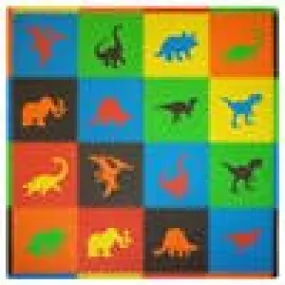 Dinosaur foam playmat.