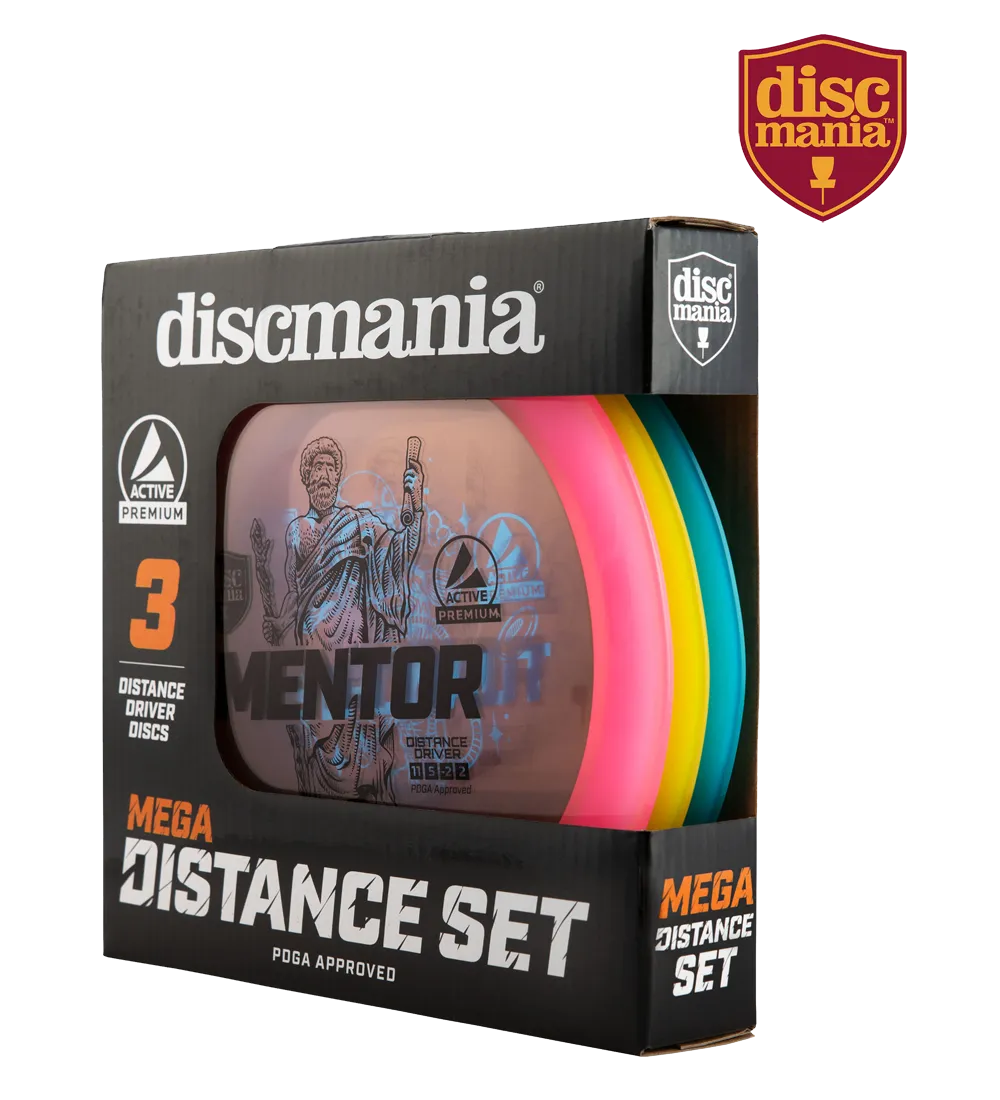 Discmania Mega Distance Set, the ultimate package for long throws. Get it now!