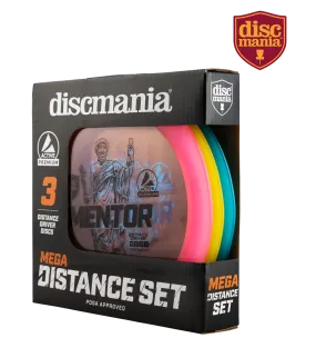 Discmania Mega Distance Set, the ultimate package for long throws. Get it now!