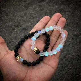 Distance Crown Couples Bracelets - Aura