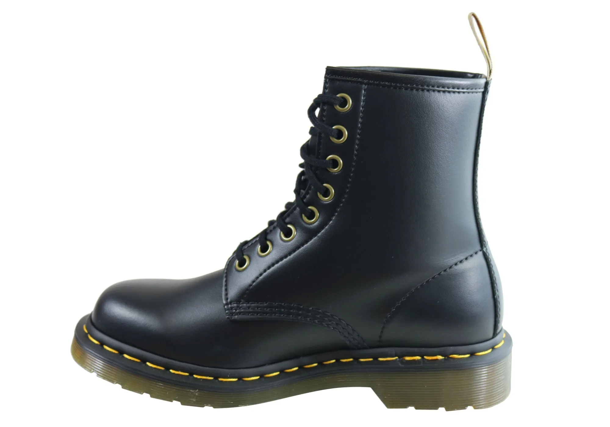 Dr Martens 1460 Black Vegan Fashion Lace Up Comfortable Unisex Boots