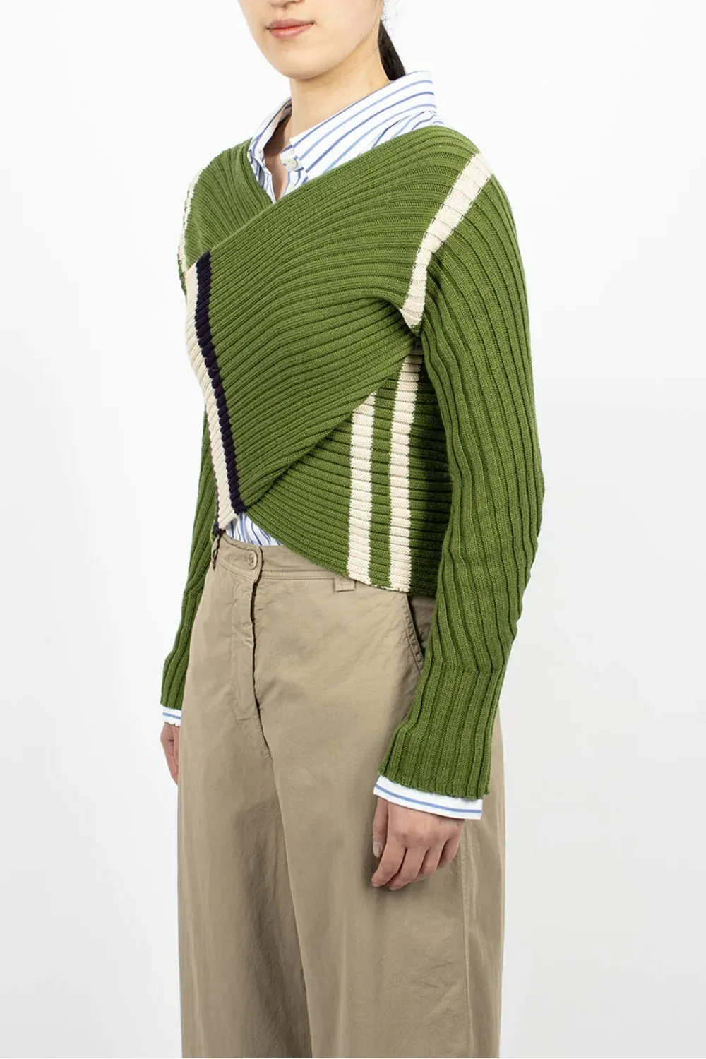 Dries Van Noten wool V-neck and crew neck tops