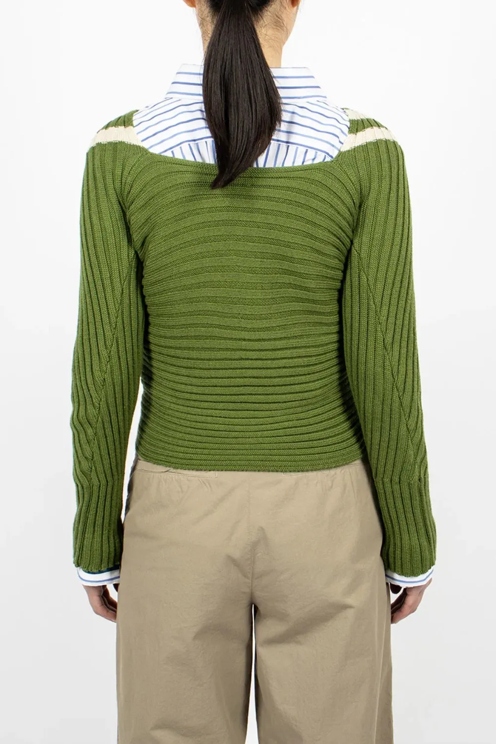 Dries Van Noten wool V-neck and crew neck tops