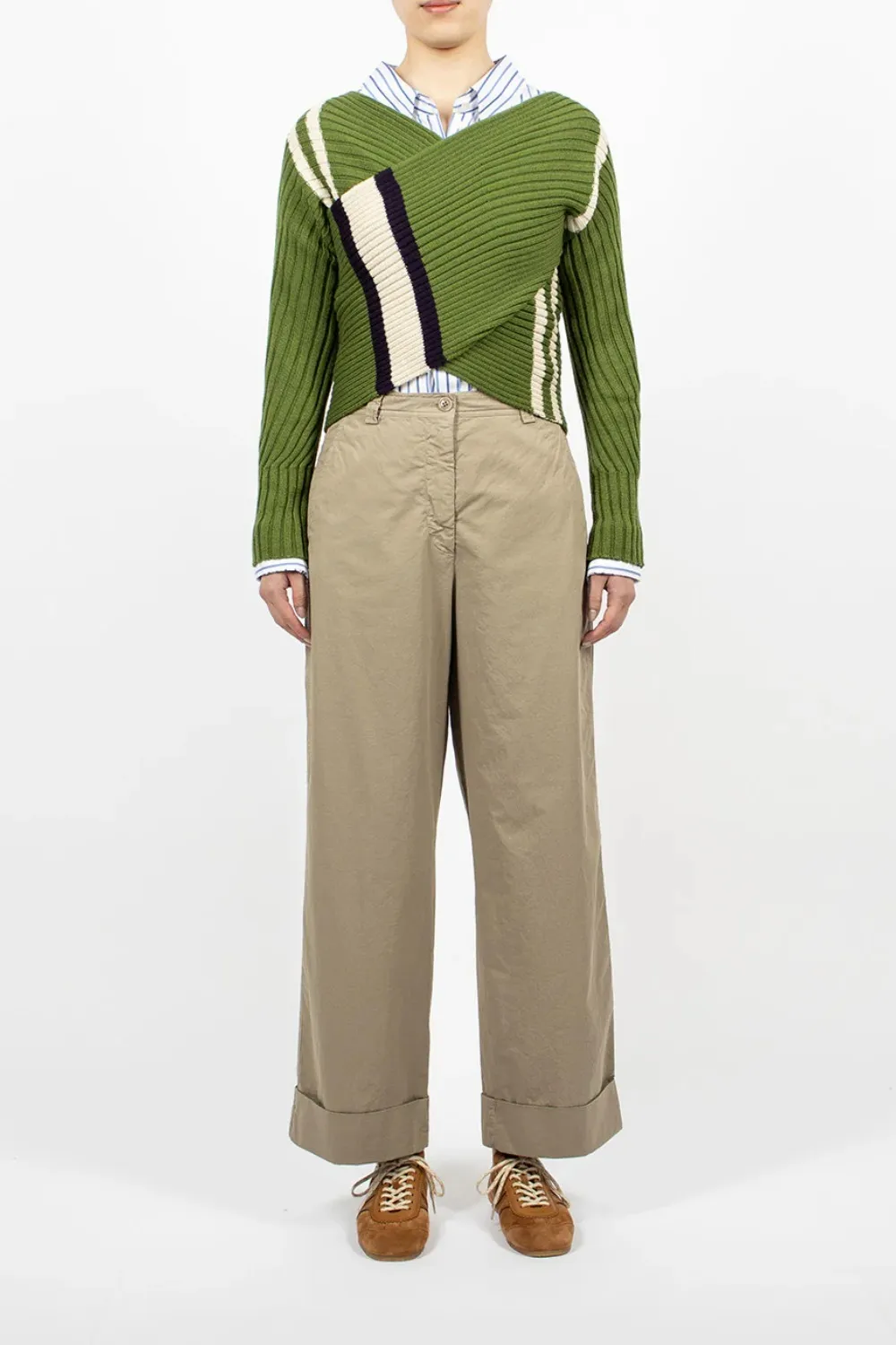 Dries Van Noten wool V-neck and crew neck tops