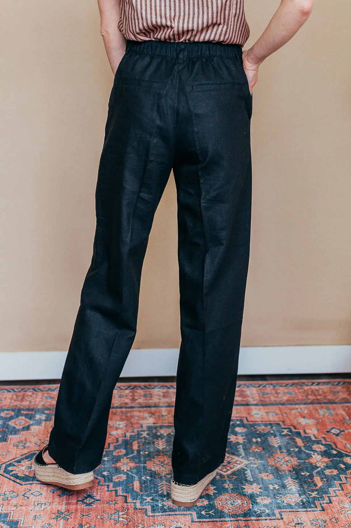 Emery Linen Twill Pants - 4 Color Options