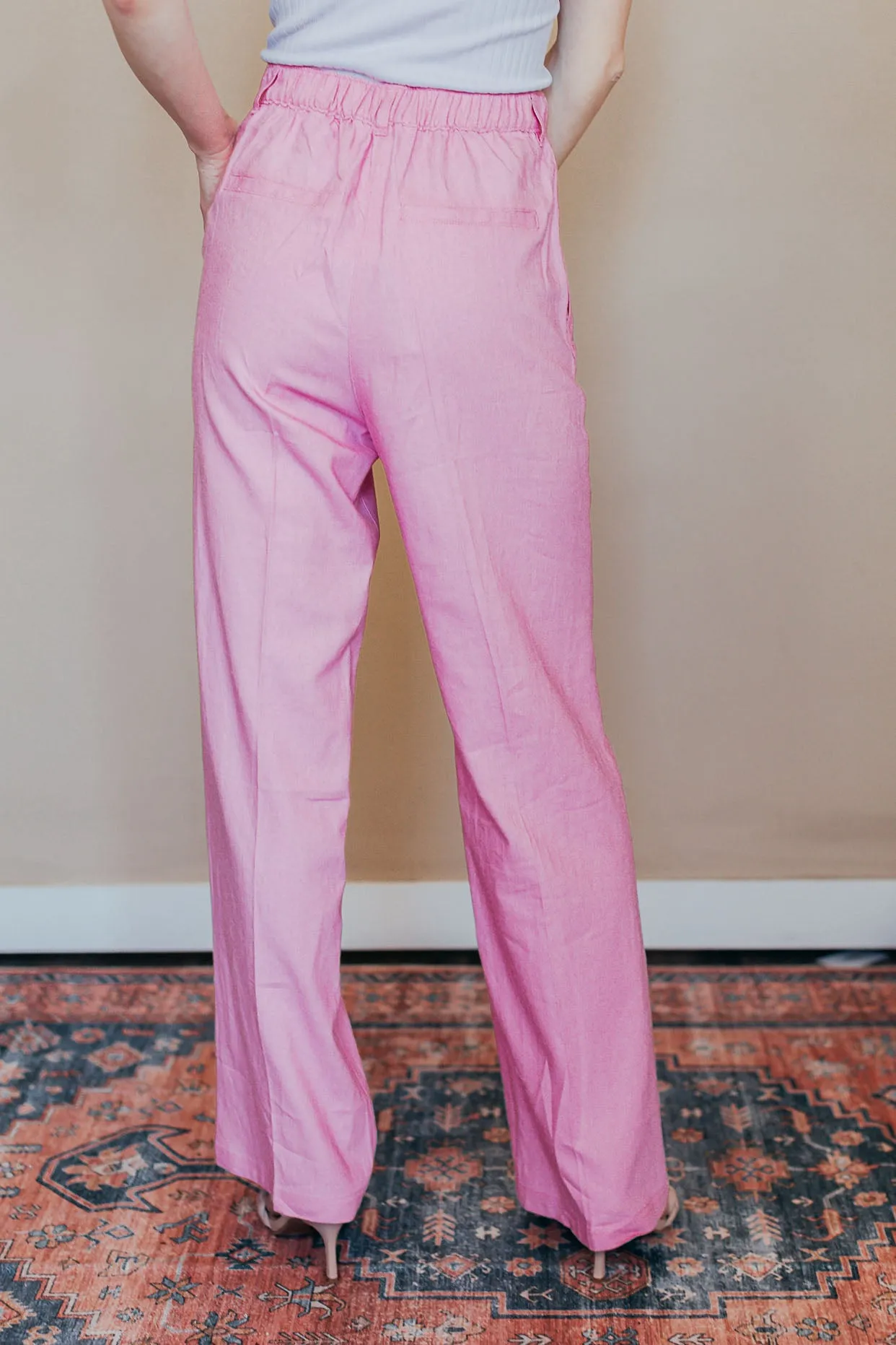 Emery Linen Twill Pants - 4 Color Options