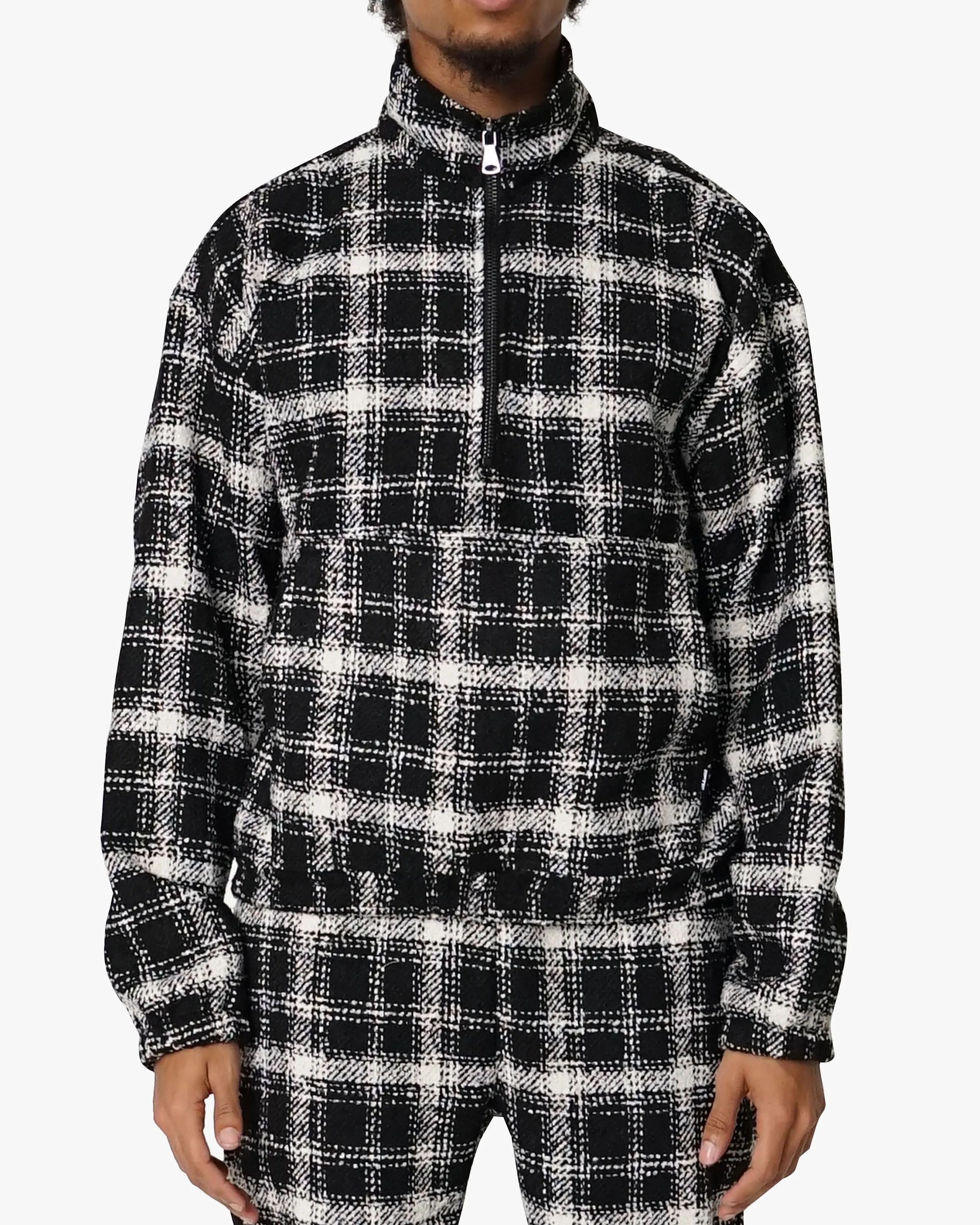 EPTM Black Flannel Half-Zip Pullover