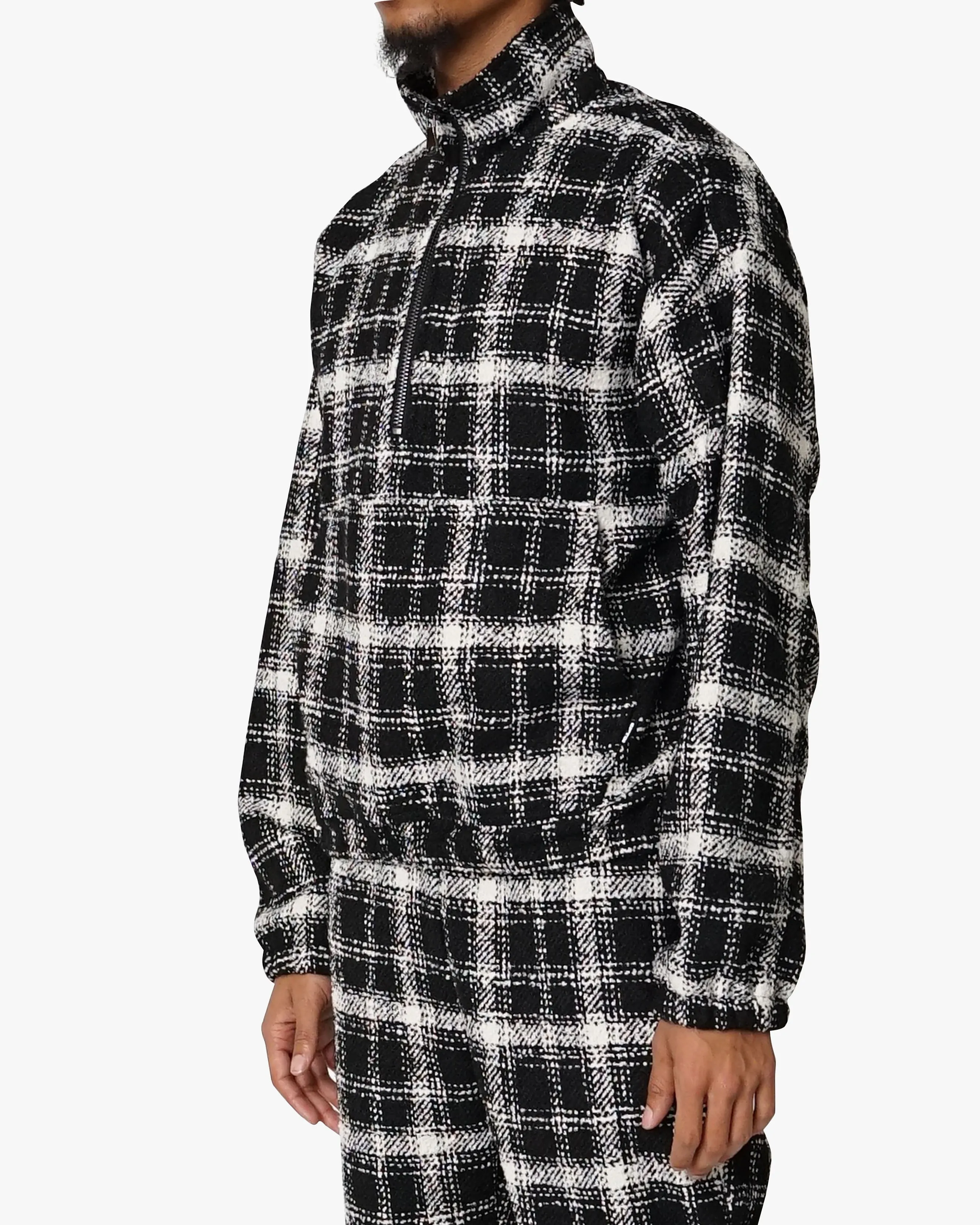 EPTM Black Flannel Half-Zip Pullover