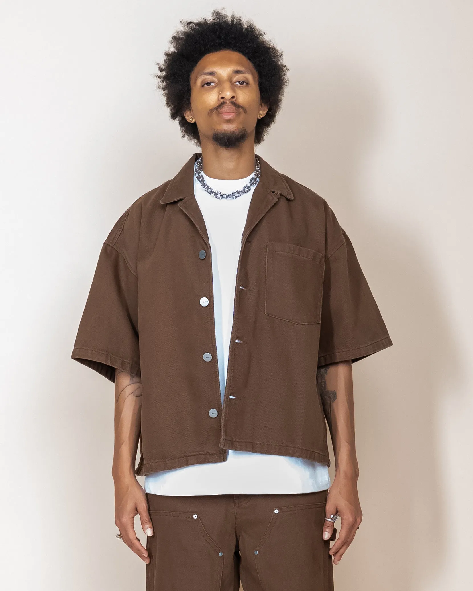 EPTM Brown Box Twill Shirt