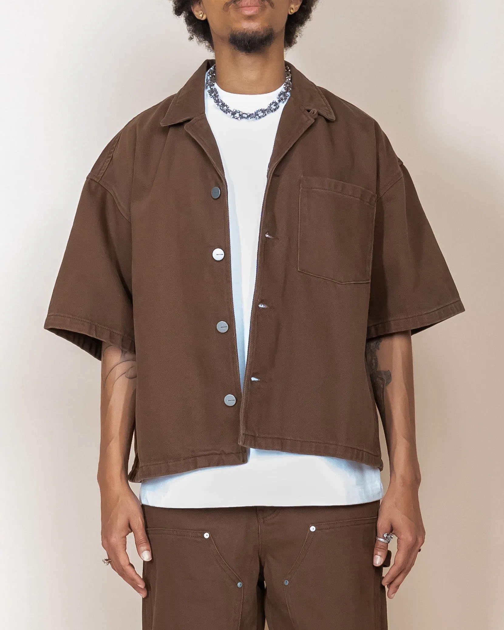 EPTM Brown Box Twill Shirt