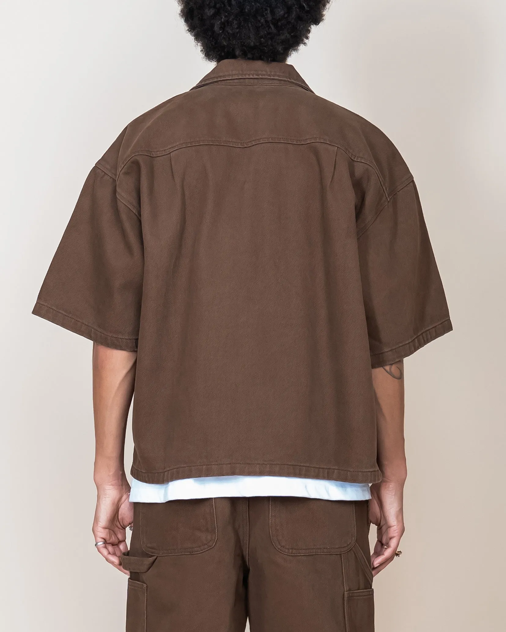 EPTM Brown Box Twill Shirt