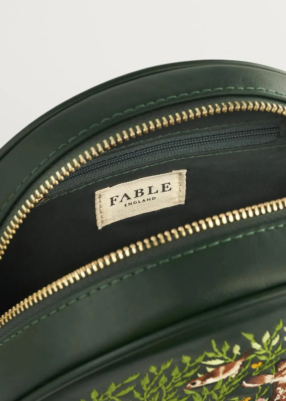 Fable England Chloe Fawn Shoulderbag Green