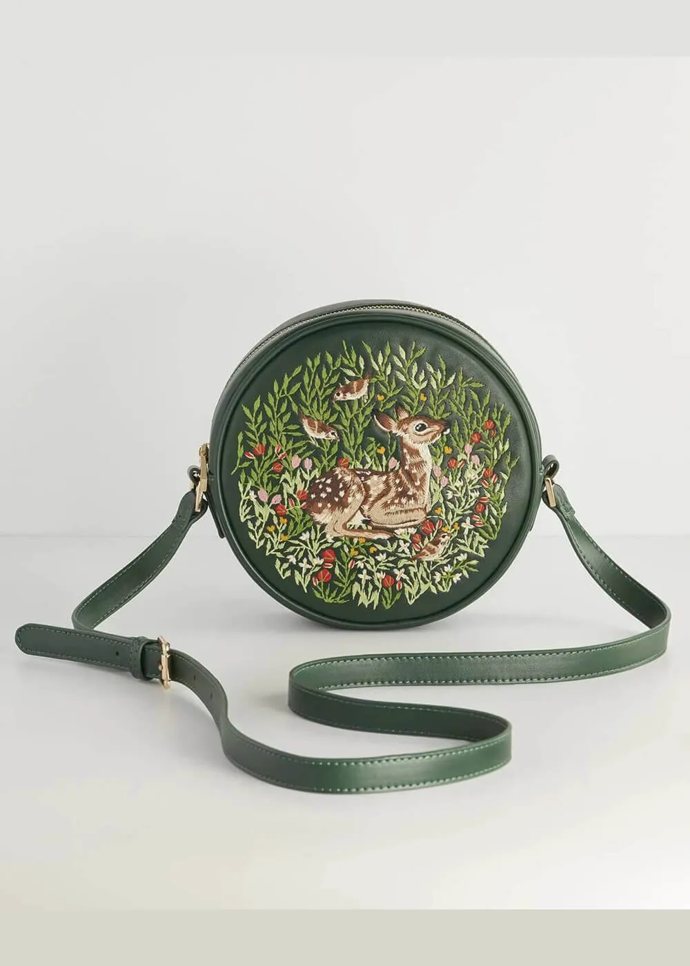 Fable England Chloe Fawn Shoulderbag Green