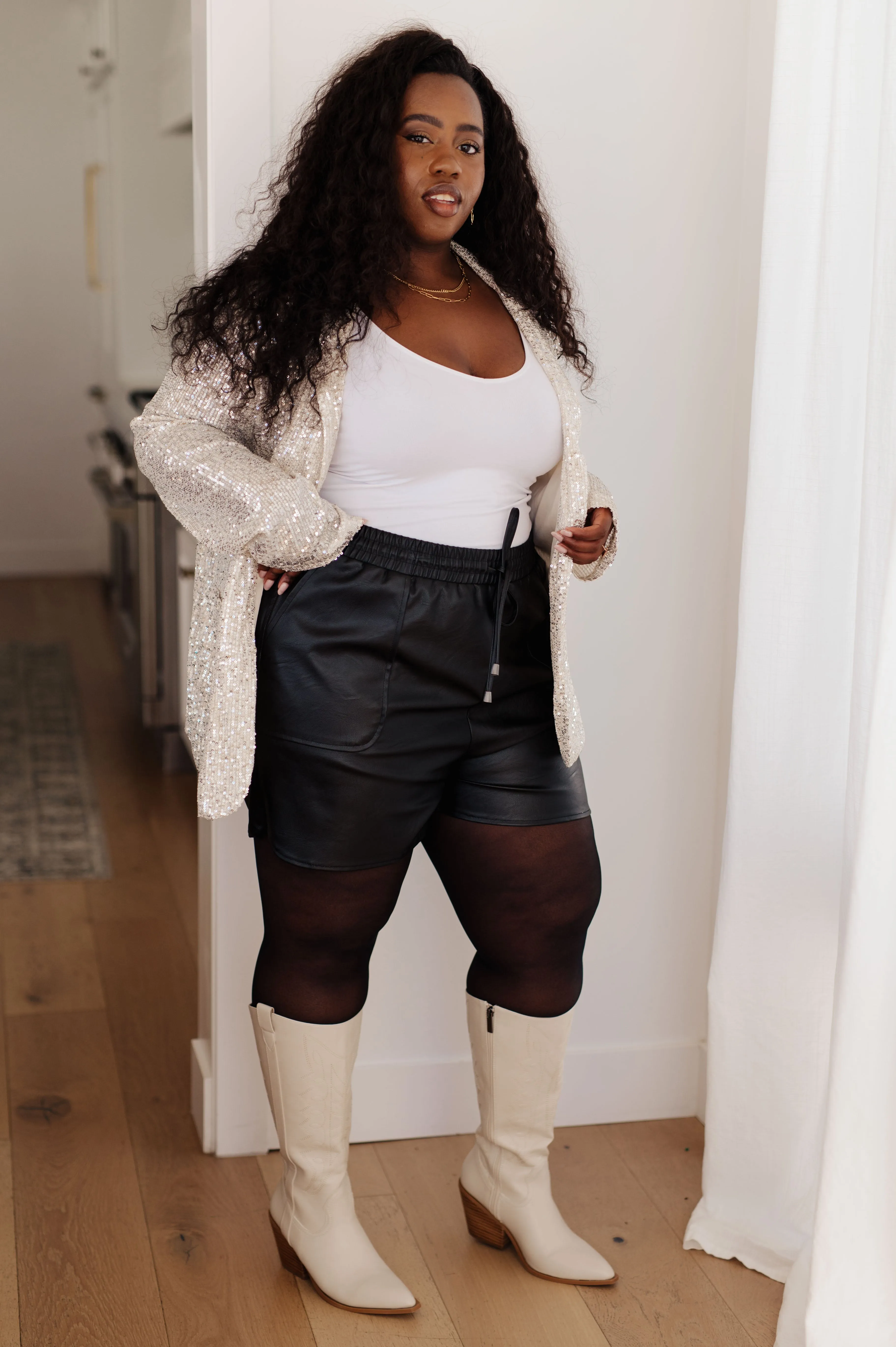 Faux Leather Shorts - Thought That Counts - Buy Now