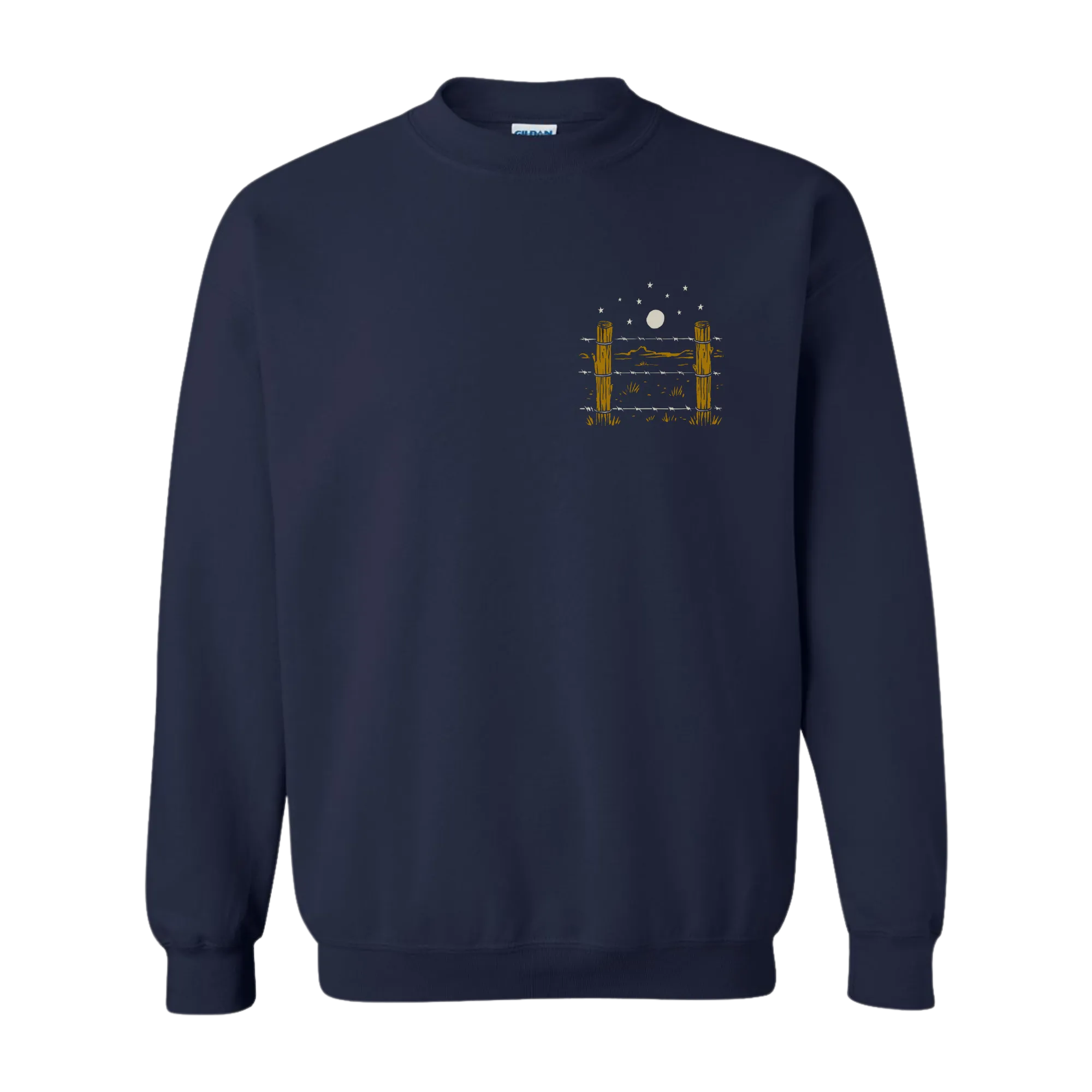 Fence Line Navy Crewneck - Results: Navy Crewneck Fence Line