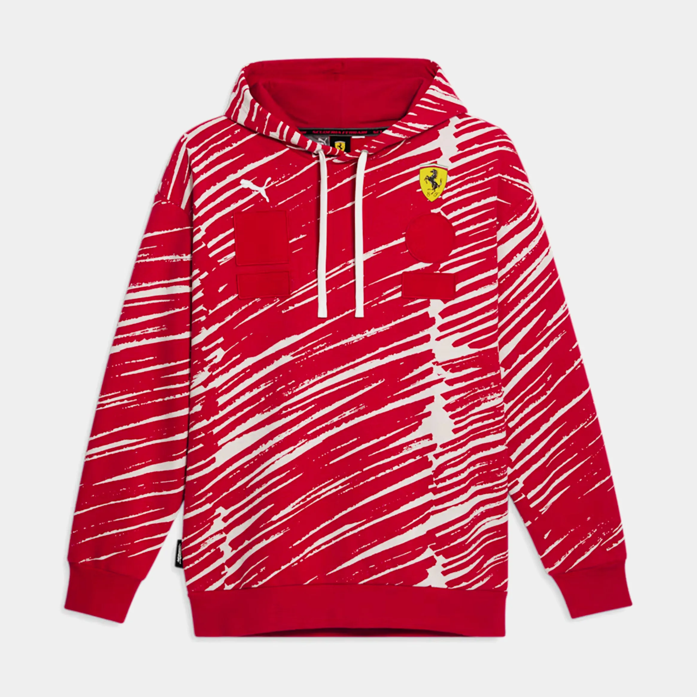 Ferrari hoodie red white