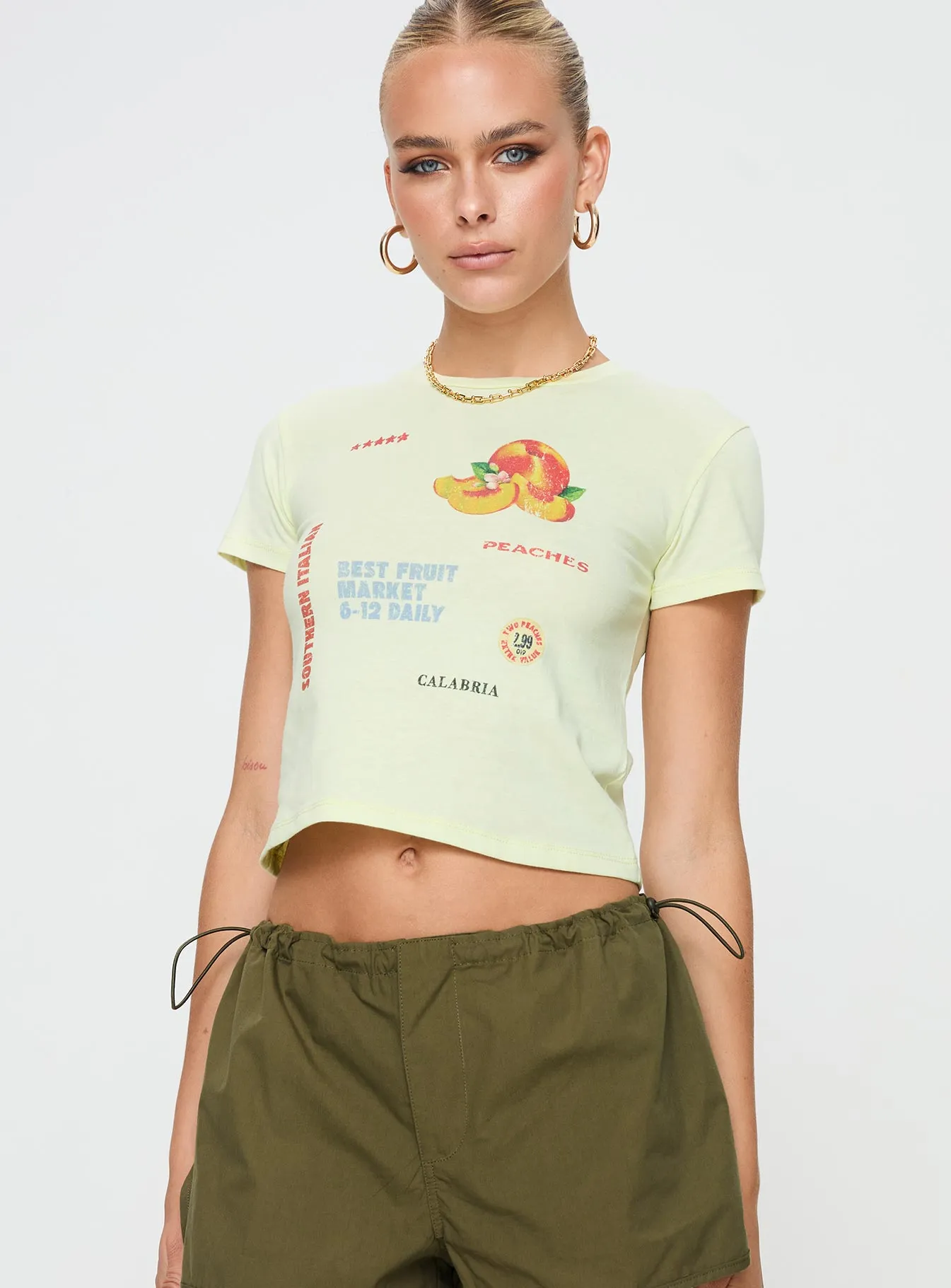 Fruit Market Tee Yellow