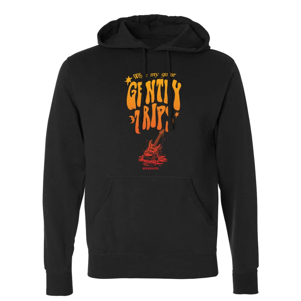 Gently Trips Pullover Hoodie (Unisex) - Gold/Red