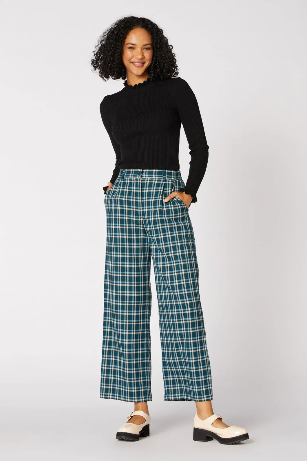 Gina Checked Pants