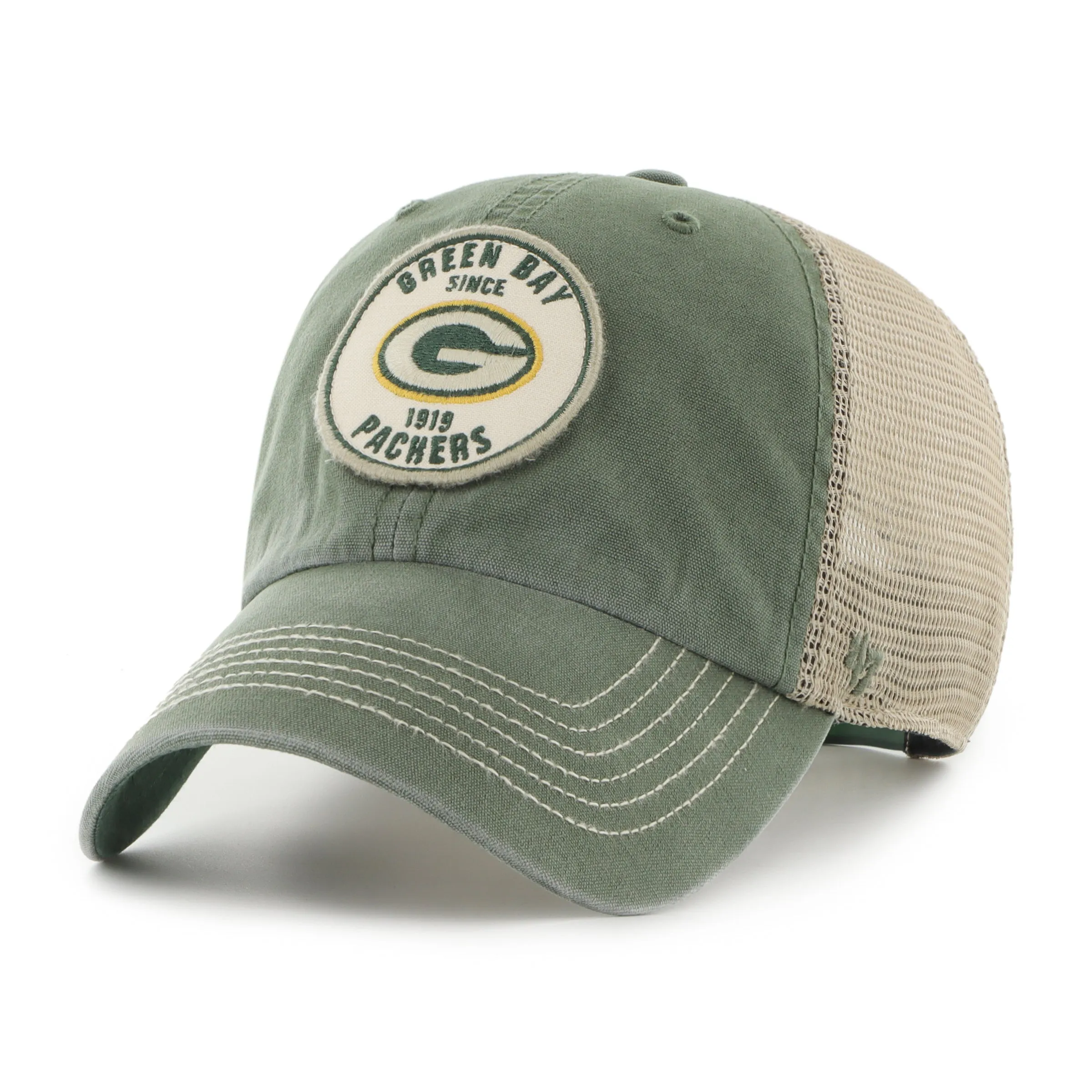 Green Bay Packers Pitstop 47 Clean Up Hat - Official Packers Gear