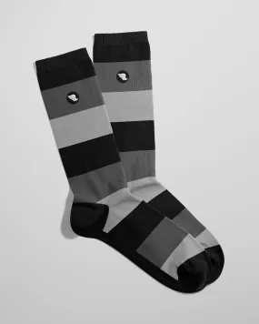 Grey Striped Socks