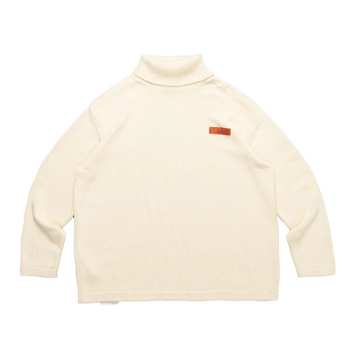 High Collar Logo Sweater