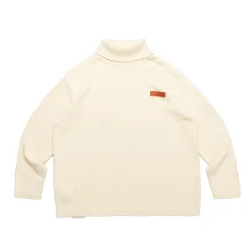 High Collar Logo Sweater