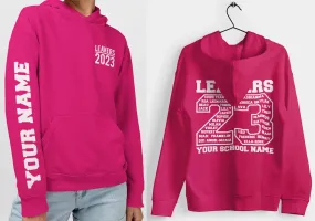 Hot Pink Leavers Hoodie, Schools, Colleges, Universities & Clubs 2023