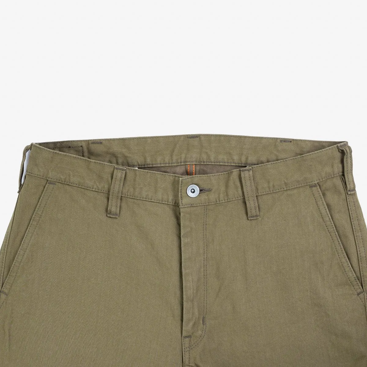 Iron Heart IH-735-KHA 11oz Herringbone Work Pants - Khaki