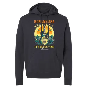 It's Blues Time Somewhere Pullover Hoodie (Unisex)