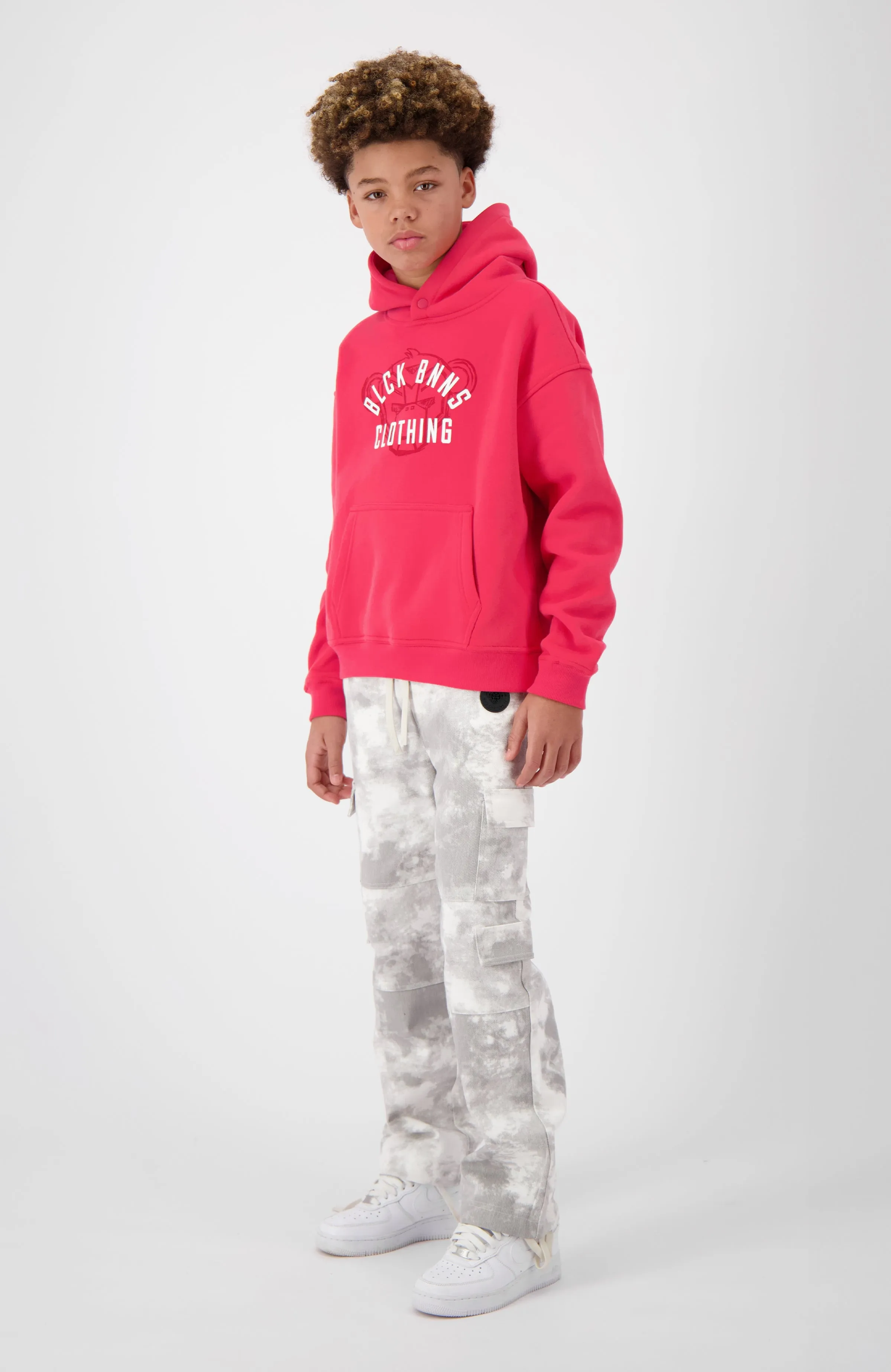 JR. ARCH CONVOY HOODIE | Neon Red